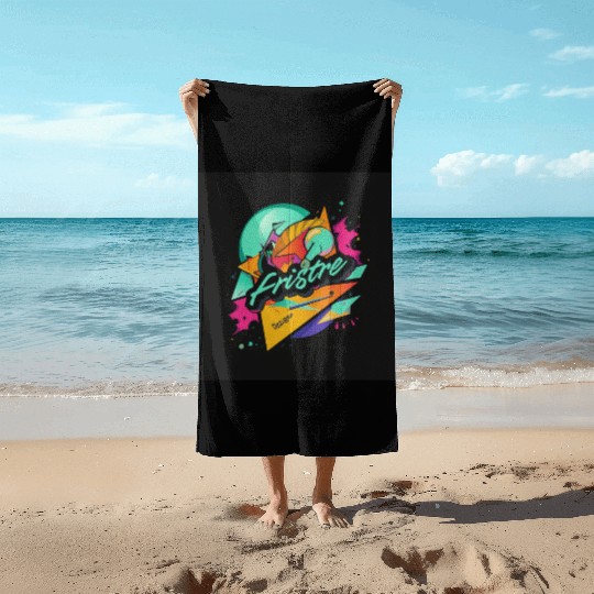 Vibrant Graffiti Street Art Design Beach Towels