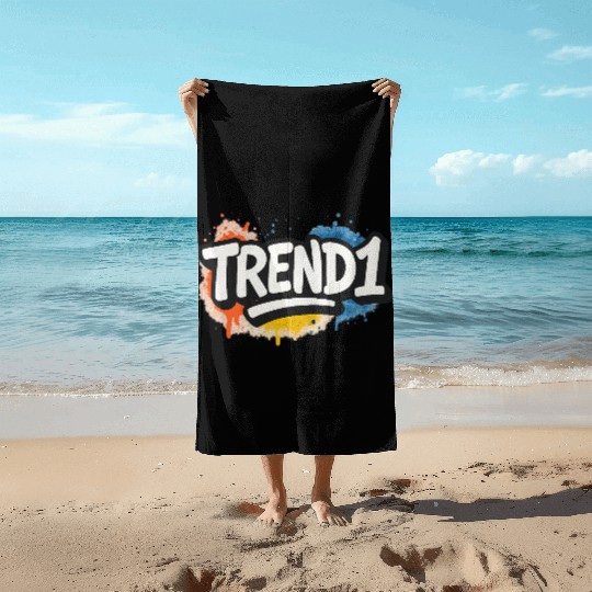 Urban Graffiti Trend1 Logo Design Beach Towels