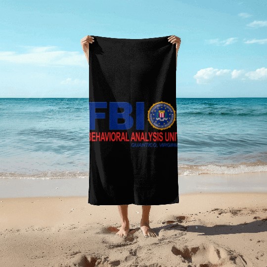 Criminal Minds BAU FBI Beach Towels