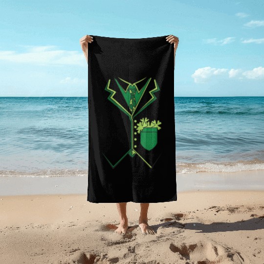 Irish Tuxedo Suit Beach Towels