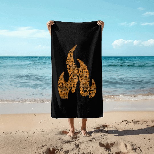 7 Gifts of the Holy Spirit Beach Towels