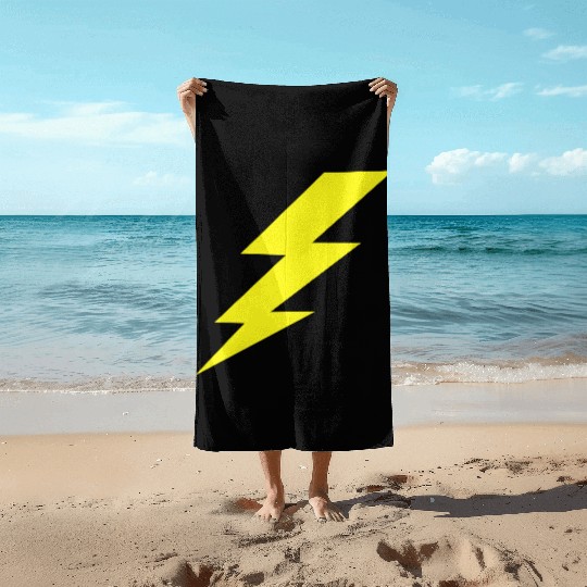 Lightning Bolt Beach Towels