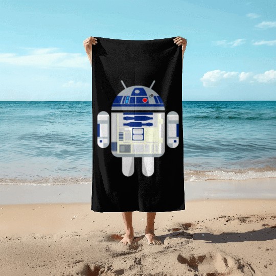 R2D2 Android Beach Towels