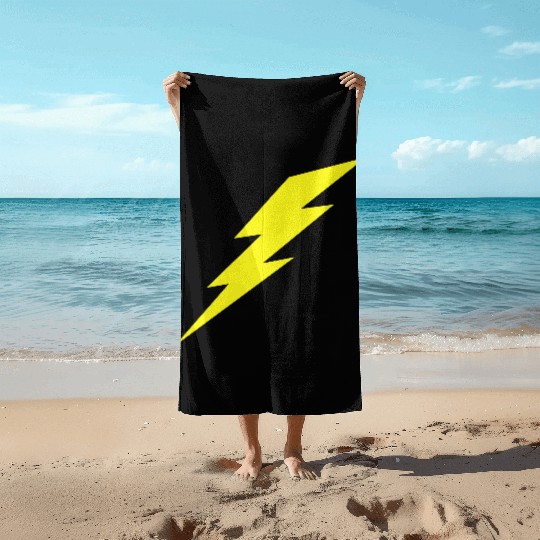 Lightning Bolt Beach Towels