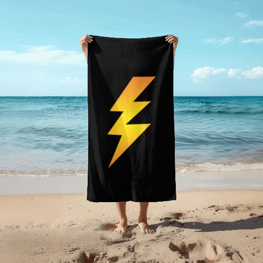 Lightning Bolt Beach Towels