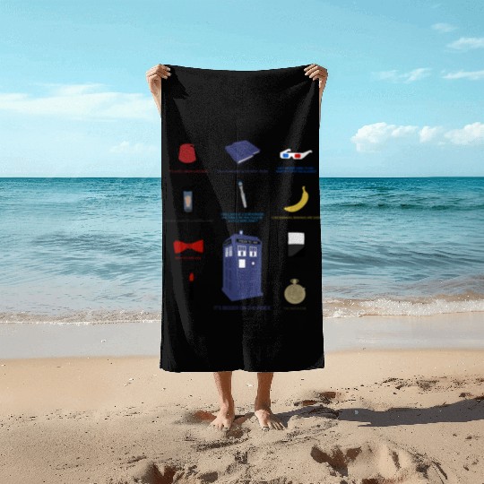 Doctor Who Items Beach Towels