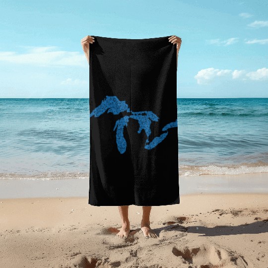 The Great Lakes Beach Towels