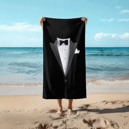 Tuxedo Jacket Costume Beach Towels