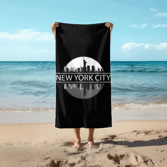 New York City New York Beach Towels