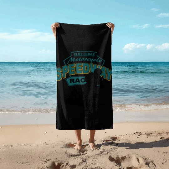 Speedway Racing Beach Towels