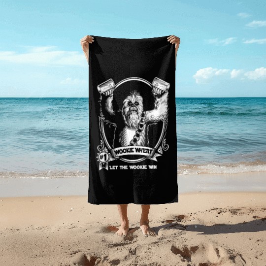Chewbacca Wookiee - Let the wookie win Beach Towels