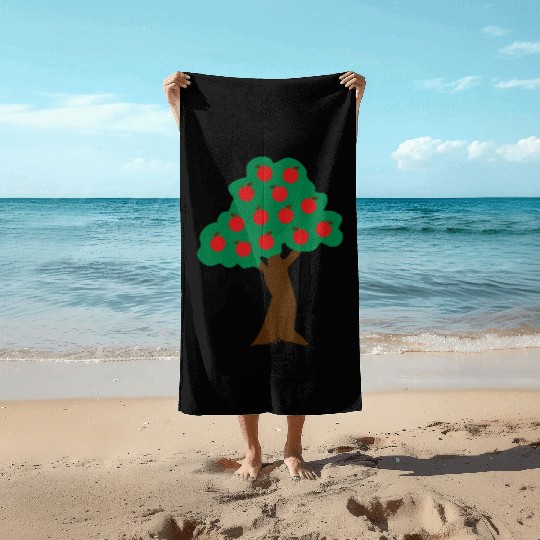 ♥ټApple Tree-Eat More Awesome Fruitټ♥ Beach Towels