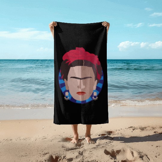 TGIF | Thank God it's Frida Kahlo Beach Towels