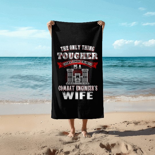 combat engineer, us army combat engineer, army com Beach Towels