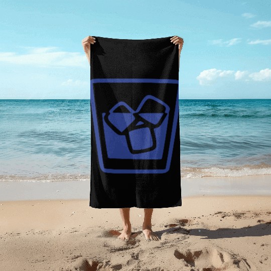 Alcohol and Ice Beach Towels