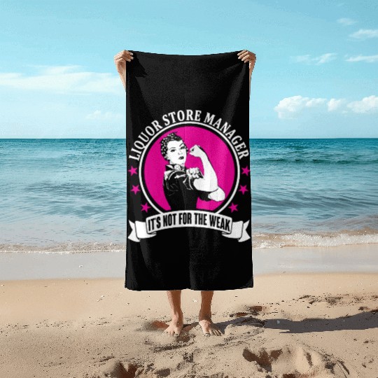 Liquor Store Manager Beach Towels