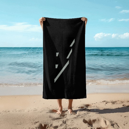 Lightning Bolt - 3D Beach Towels