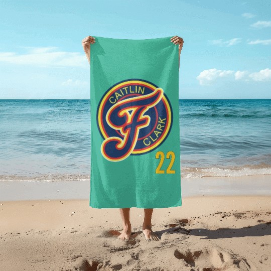Caitlin Clark 22 Indiana Fever Beach Towels Beach Towels, Women Basketball Unisex Adult Beach Towels, Indiana WNBA Basketball Jersey Beach Towels Beach Towels