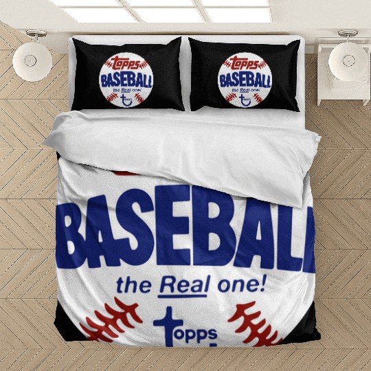 Topps Baseball Vintage Style The Real One Bedding Sets
