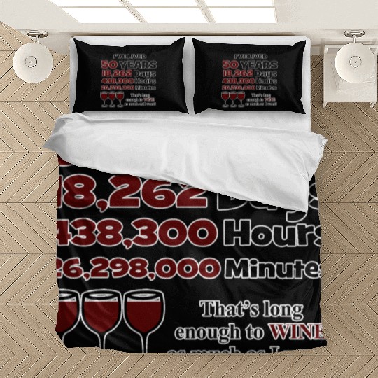 50th Birthday Long Enough Bedding Sets