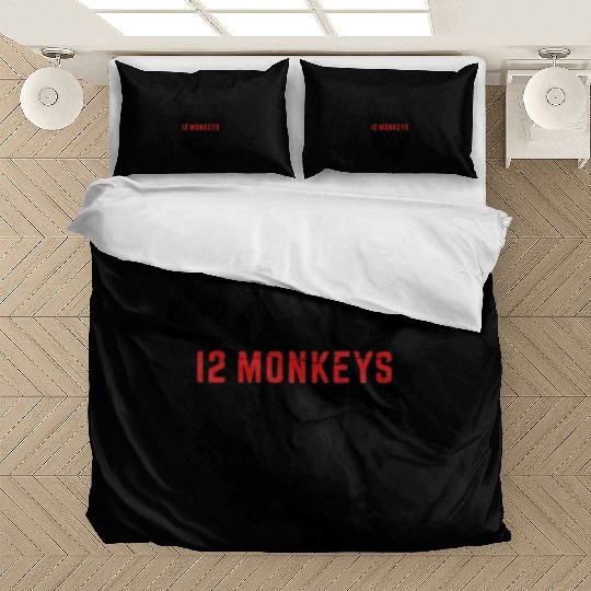 12 Monkeys Scream Stencil Tv Series 2015 Bedding Sets