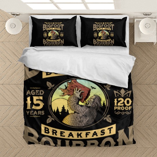 Backwoods Bigfoot Bole-Aged Breakfast Bourbon Bedding Sets