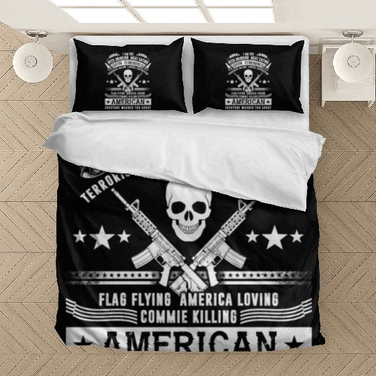 Beer Drinking Meat Eating Gun Owning Bedding Sets