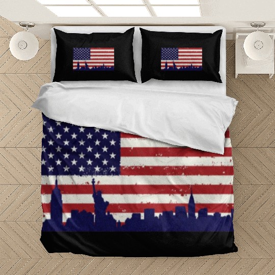 US Flag Freedom liberty peace Bedding Sets