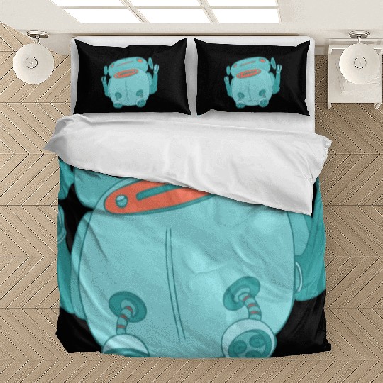 59 robot 63 png vectorstock 4842445 Bedding Sets