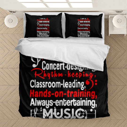 Music Teacher Bedding Sets