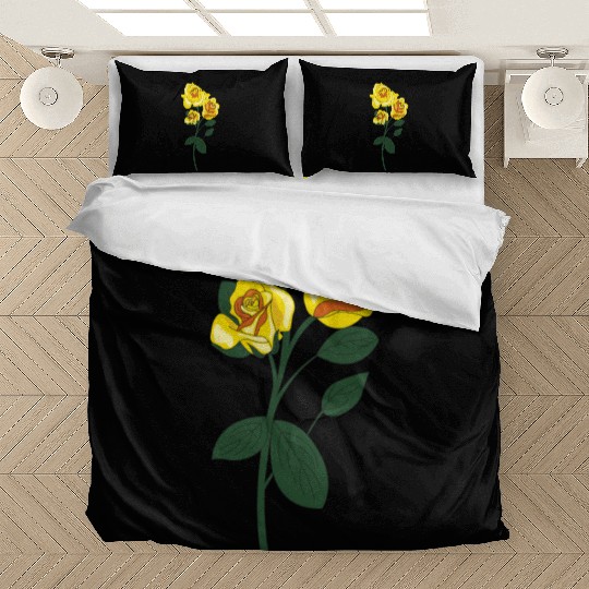 yellow rose Bedding Sets