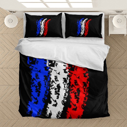vintage flag of France Bedding Sets