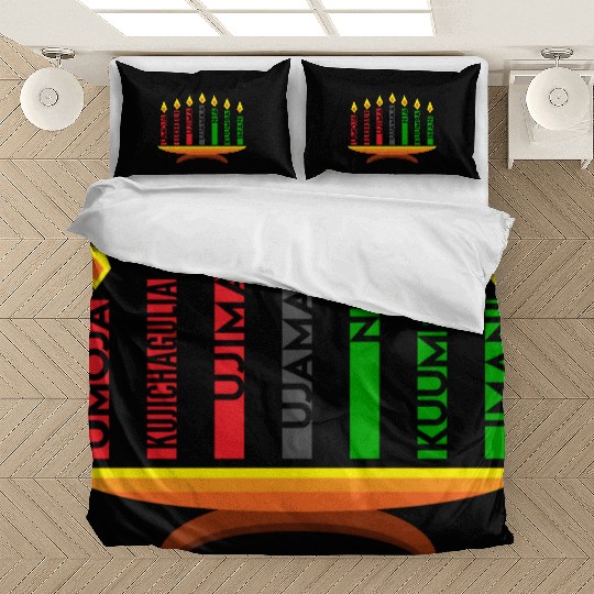Kwanzaa Holiday Candles Bedding Sets