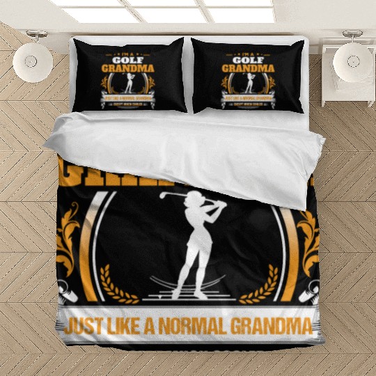 Golf Grandma Bedding Sets Gift Idea