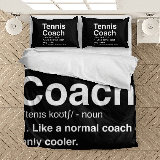 Tennis Coach Definition Bedding Sets