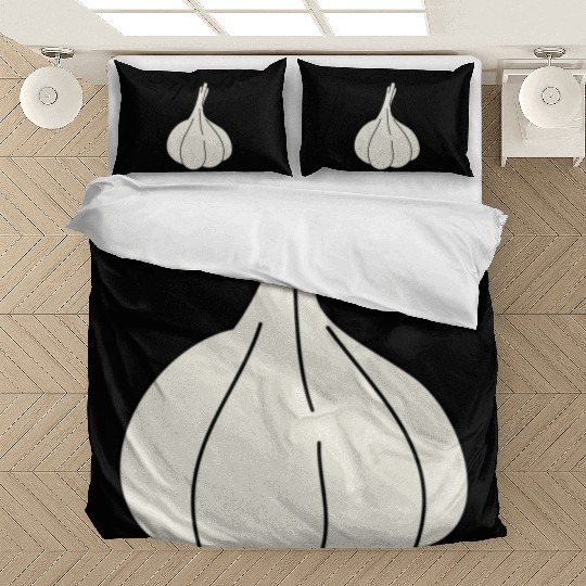 garlic knoblauch veggie vegetable gemuese2 Bedding Sets