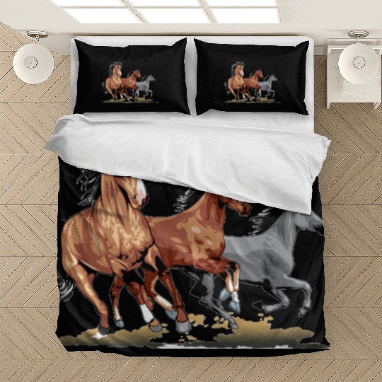 Running Horses - Gift For Horse Lovers Bedding Sets