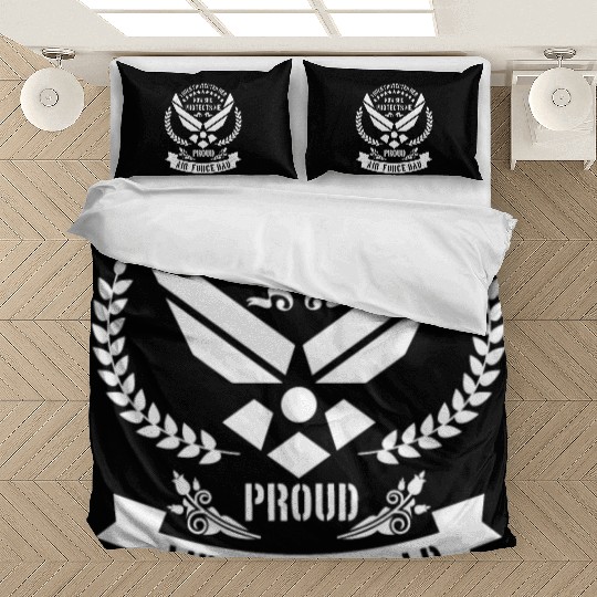Proud Air Force Dad - USA military Bedding Sets