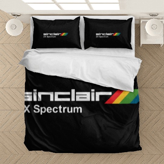 Sinclair Zx Spectrum Mens Retro 80 s Video Game T Bedding Sets