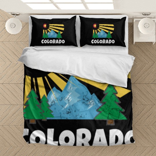 Native Colorado Gifts CO State Flag Sunrise Bedding Sets