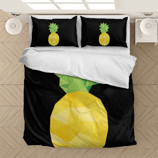 pineapple, pine apple, triangle, food Bedding Sets
