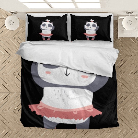 Sweet Panda Family Girl 6 Bedding Sets