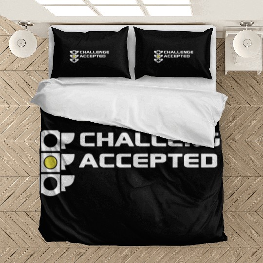 Challenge Accepted stoplight automotive mechanic c Bedding Sets