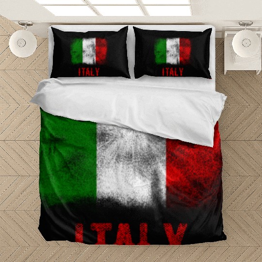 Italy Women Men Italian Bedding Sets Italia Flag Vintage