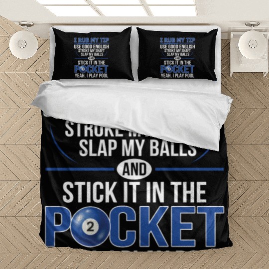 Hilarious Pool Billiard Design Dirty Adult Humour Bedding Sets