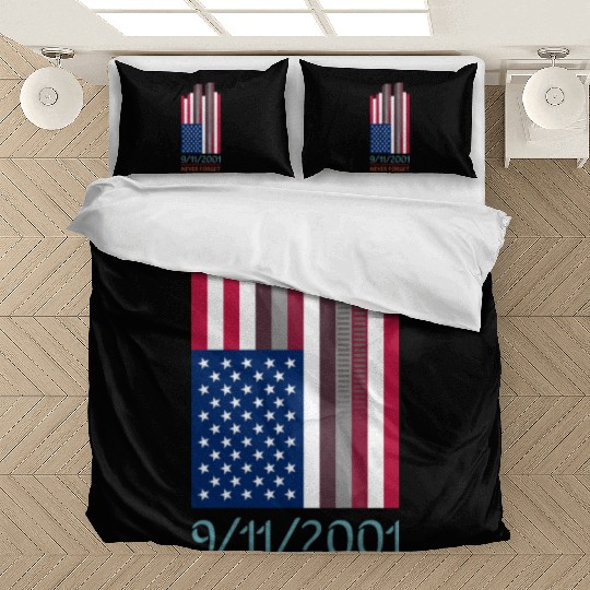 9-11-2001 We Will Never Forget - Patriot Day Bedding Sets