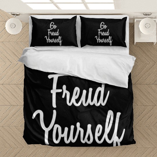 Psychologist Go Freud Yourself Psychology Bedding Sets
