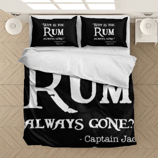 Disney Captain Jack Sparrow Why is the Rum Always Bedding Sets