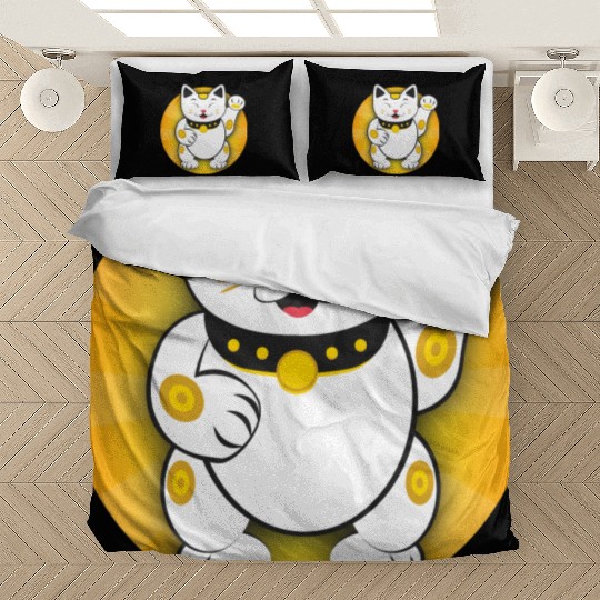 Maneki Neko - Japanese Lucky Cat Bedding Sets