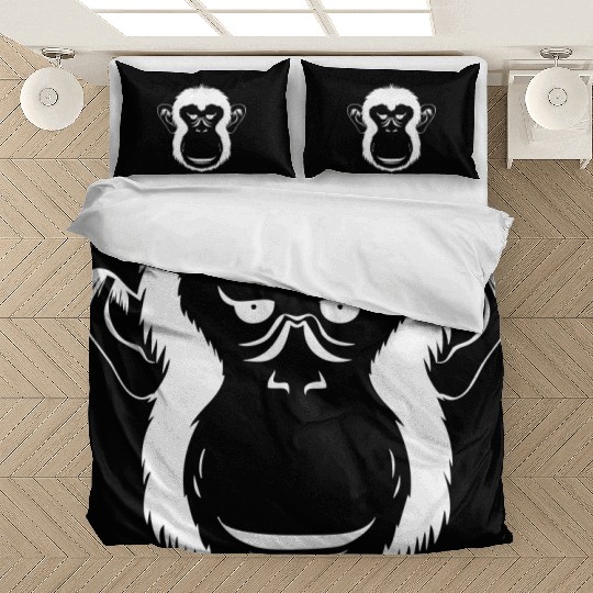 Bored Monkey Face Bedding Sets